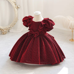 Baby Dress For One Year Old Children's Princess Dress Western Style Puffy