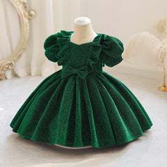 Baby Dress For One Year Old Children's Princess Dress Western Style Puffy